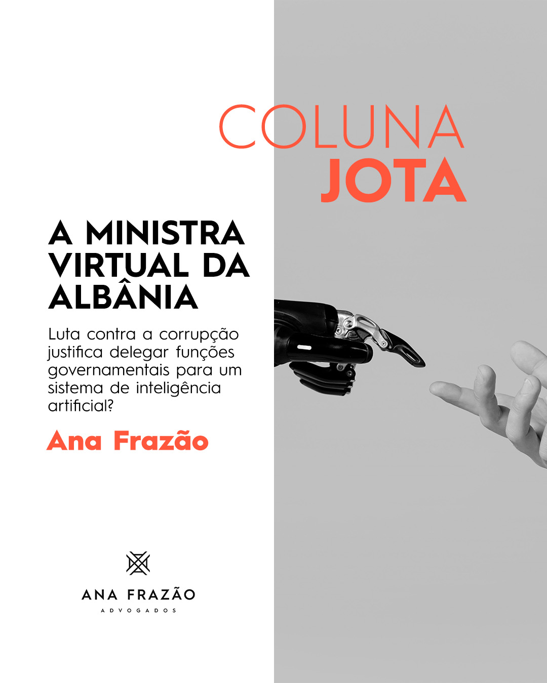 #AnaFrazaoAdvogados #inteligenciaartificial #albania #direitodigital
